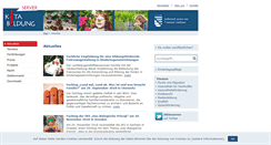 Desktop Screenshot of kita-bildungsserver.de